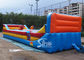 Outdoor Double Lane Inflatable Bungee Run With Basketball Throwing From Sino Inflatables