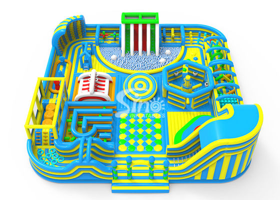 35x35m Największy kryty plac zabaw Nadmuchiwany park rozrywki dla dzieci N dorosłych Park rozrywki